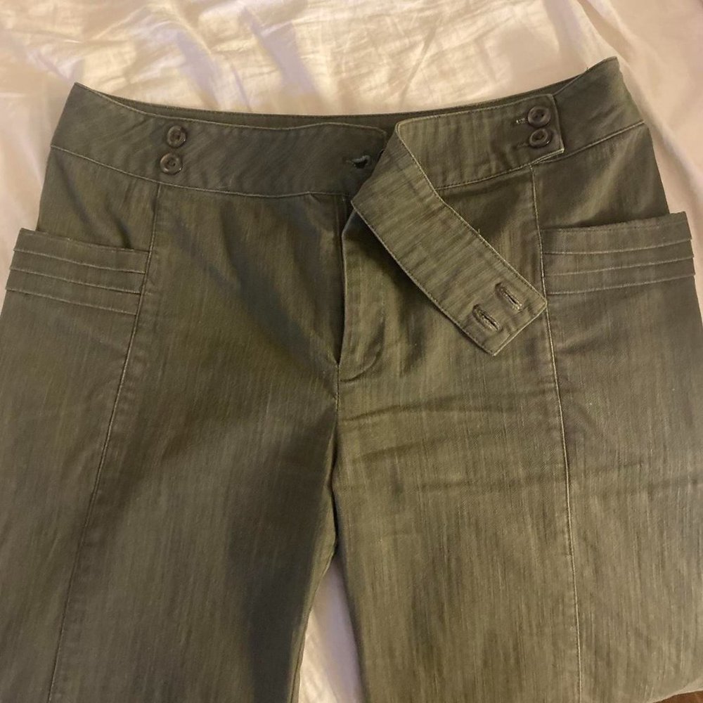 Flare legs low waisted cargo pants